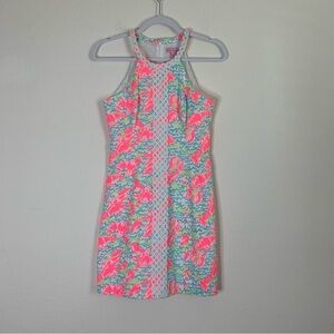 Lilly Pulitzer Pearl Shift resort white pop up lobstah roll dress 0